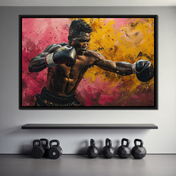 Golden Fury of the Ring - NicheCanvas