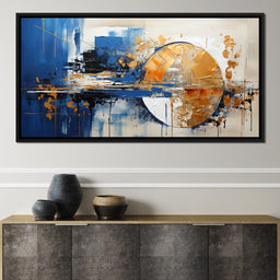 Golden Royal Geometric Harmony 07 - Wildrose Creations - NicheCanvas