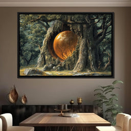 The Glowing Core of Gaia - TooplesArt - NicheCanvas