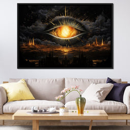 Eyes on the Midnight Castle - Raven Blackwood - NicheCanvas