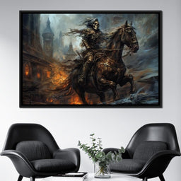 Skeleton Knight - Raven Blackwood - NicheCanvas
