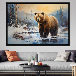 Winter Sovereign's Stroll - NicheCanvas