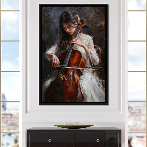 Violin Strings Serenade Canvas Print