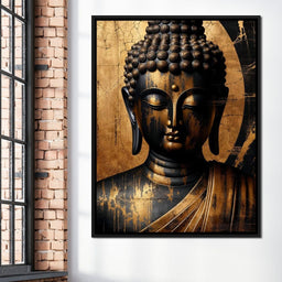 Buddha's Aura of Serenity - NicheCanvas