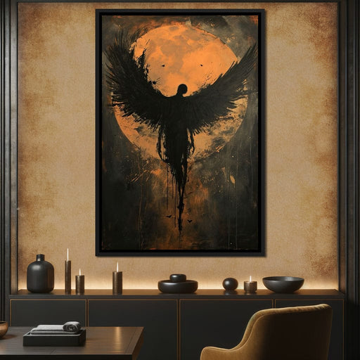 Eclipse of the Fallen Seraph Canvas Print