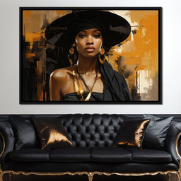 Black Gold Fashion - NicheCanvas