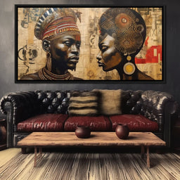 African Portrait Zithembe - Sakeem Gibbs - NicheCanvas