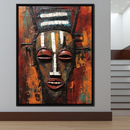 Tribal Mask 02 - Sakeem Gibbs - NicheCanvas