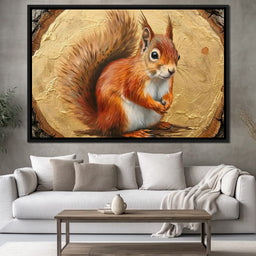 Squirrel Forest Charmer - NicheCanvas