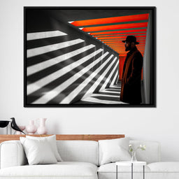 Shadows of Urban Sunrise - NicheCanvas