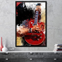 Slasher Electric Guitar - Abraham Szomor - NicheCanvas