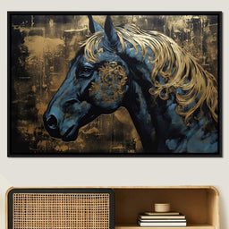 Gilded Royal Horse - NicheCanvas