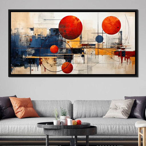 Golden Royal Geometric Harmony 09 - Wildrose Creations Canvas Print