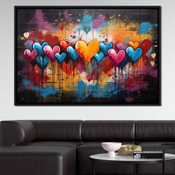 Dripping Spectrum of Love - NicheCanvas