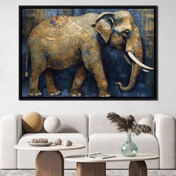 Gilded Elephant - NicheCanvas