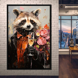 Raccoon's Toast - NicheCanvas