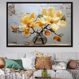 Yellow Magnolia Tree 6 - Wildrose Creations - NicheCanvas
