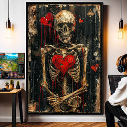 Romantic Skeleton 3 - NicheCanvas