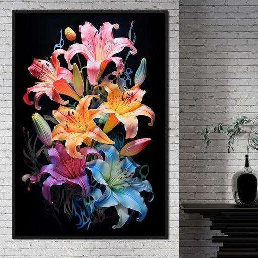 Dazzling Colors in Bloom Canvas Print
