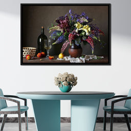 Lupines & Irises - NicheCanvas