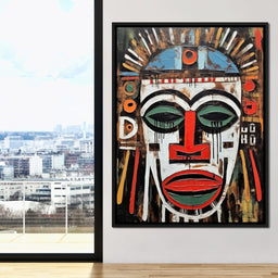 Tribal Mask 17 - Sakeem Gibbs - NicheCanvas