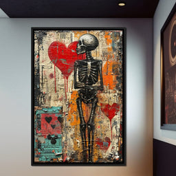 Romantic Skeleton 1 - NicheCanvas
