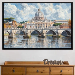 Eternal Reflections of Rome - NicheCanvas