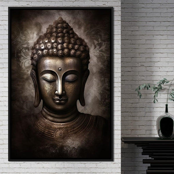 Tranquil Bronze Serenity | NicheCanvas