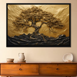 Golden Tree of Life - NicheCanvas