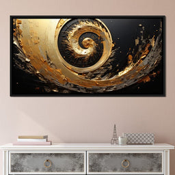 Abyssal Gold Vortex - Tanni Cylon - NicheCanvas