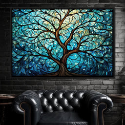 Organic Azure Foliage - Cole Williams - NicheCanvas
