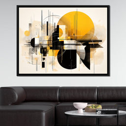 Urban Shadows in Abstract Forms - NicheCanvas