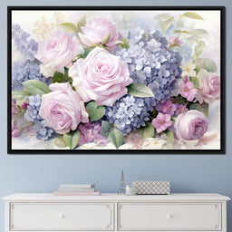 Bloom Symphony in Pastel - NicheCanvas