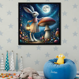 Whimsical Moonlight Meander - TooplesArt - NicheCanvas