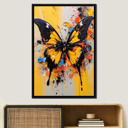 Whimsy of Fluttering Colors - NicheCanvas