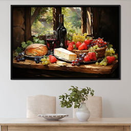 Fruit Cheese Wine 1 - NicheCanvas