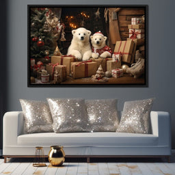 Christmas Spirit Bears - NicheCanvas