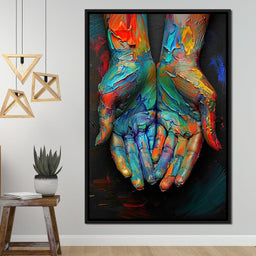 Embrace of Chromatic Hues - NicheCanvas