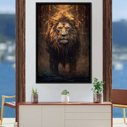 Lion of the Lord's Throne - NicheCanvas