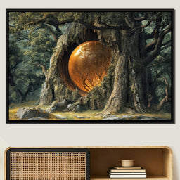 The Glowing Core of Gaia - TooplesArt - NicheCanvas