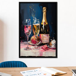 Champagne Radiance - NicheCanvas