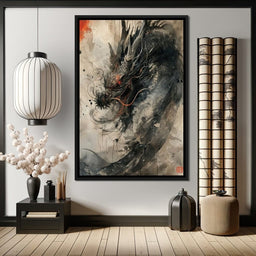 Ethereal Dragon's Maelstrom - NicheCanvas