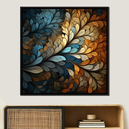 Mosaic Leaf Dreamscape - NicheCanvas