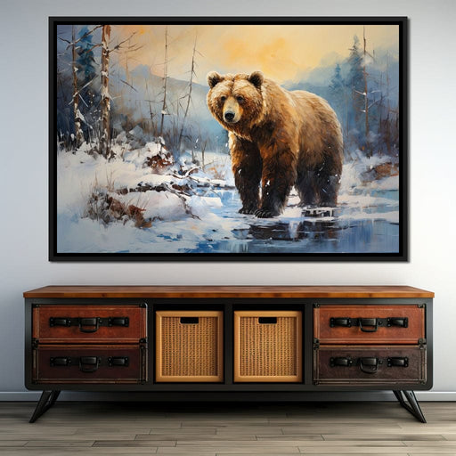 Winter Sovereign's Stroll Canvas Print