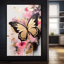 Dreamflight in Pink Hues - NicheCanvas