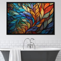 Mosaic Serenity Shadows - NicheCanvas