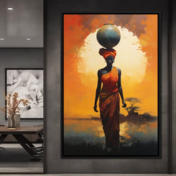 Amber Balance Horizon - NicheCanvas