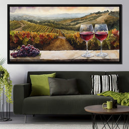 Vineyard Serenity - NicheCanvas