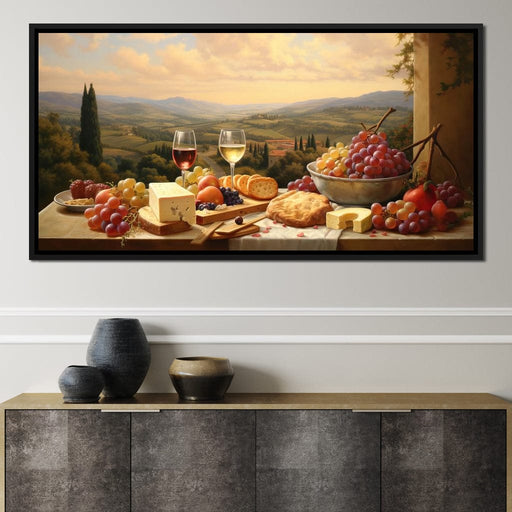 Wine & Cheese Valley Canvas Print
