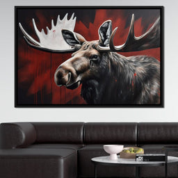 Canadian Moose - NicheCanvas